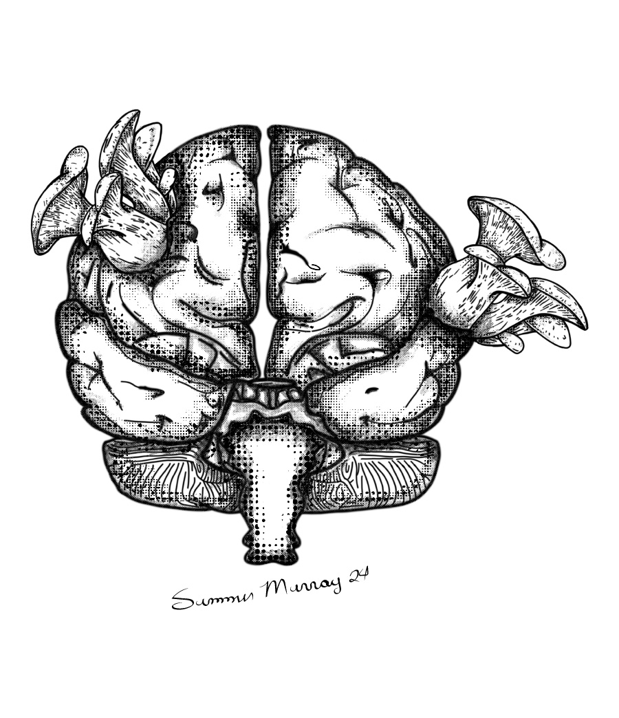 Mushroom Brain — T-shirt contest artwork